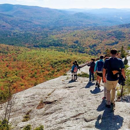 members hiking