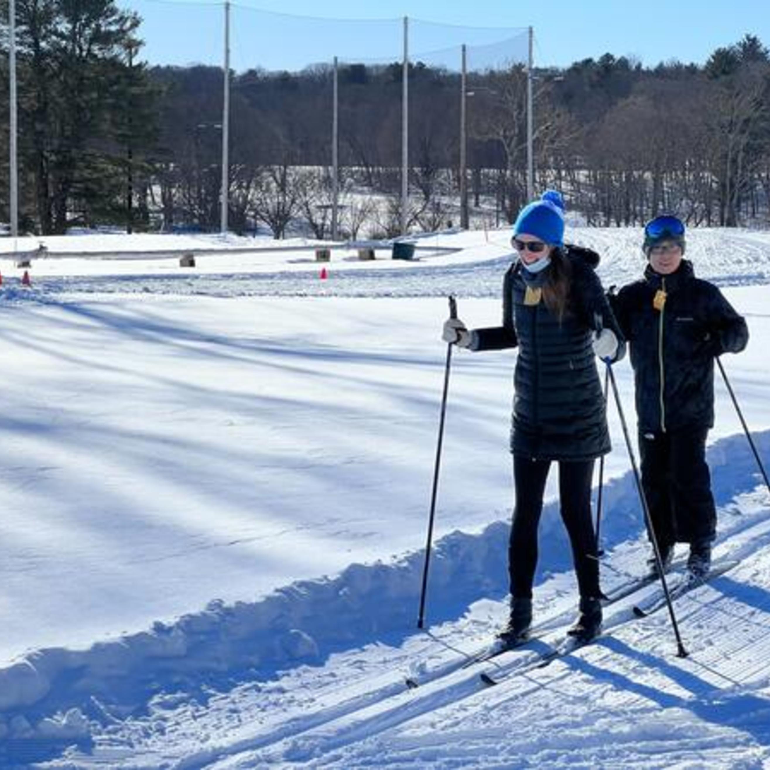 skiing
