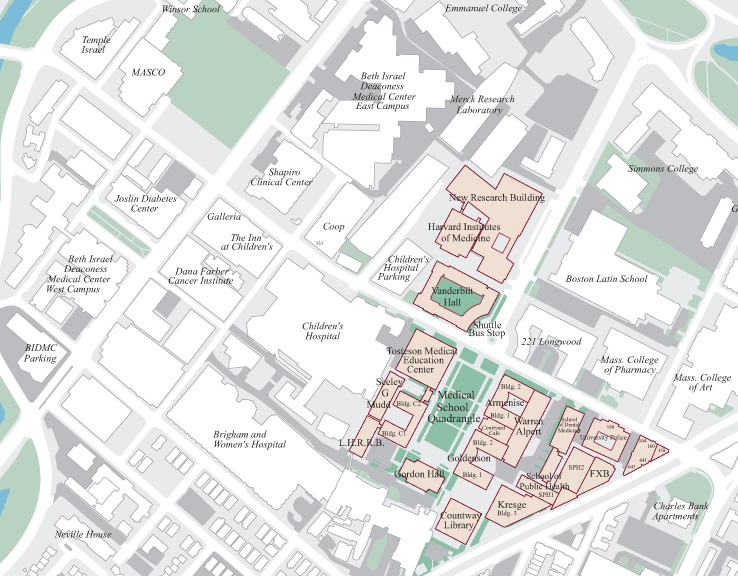 Map of Longwood